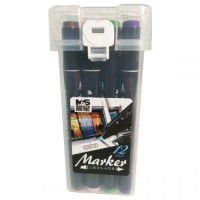 Felt-tip pens water based (12 colors)