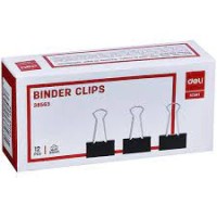 Binder clip 32mm (12 pieces per box). Deli 38563