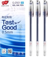 Gel pen red, blue