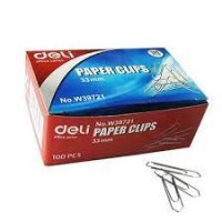 Paper clip 33mm 100pce Deli 39721