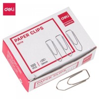 Paper clip 28mm, 100hct, Deli 82775
